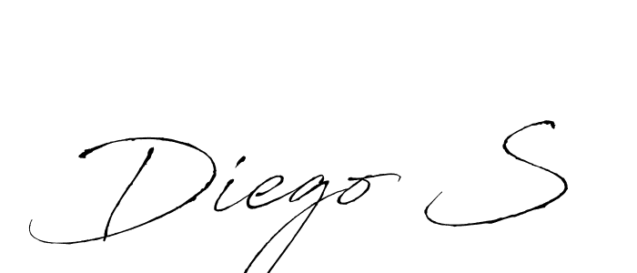 Use a signature maker to create a handwritten signature online. With this signature software, you can design (Antro_Vectra) your own signature for name Diego S. Diego S signature style 6 images and pictures png