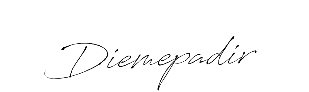 Diemepadir stylish signature style. Best Handwritten Sign (Antro_Vectra) for my name. Handwritten Signature Collection Ideas for my name Diemepadir. Diemepadir signature style 6 images and pictures png