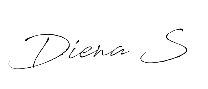 Make a beautiful signature design for name Diena S. With this signature (Antro_Vectra) style, you can create a handwritten signature for free. Diena S signature style 6 images and pictures png