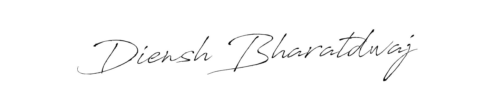 Use a signature maker to create a handwritten signature online. With this signature software, you can design (Antro_Vectra) your own signature for name Diensh Bharatdwaj. Diensh Bharatdwaj signature style 6 images and pictures png