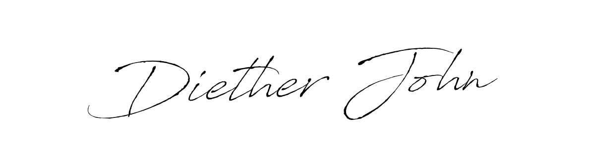 Antro_Vectra is a professional signature style that is perfect for those who want to add a touch of class to their signature. It is also a great choice for those who want to make their signature more unique. Get Diether John name to fancy signature for free. Diether John signature style 6 images and pictures png