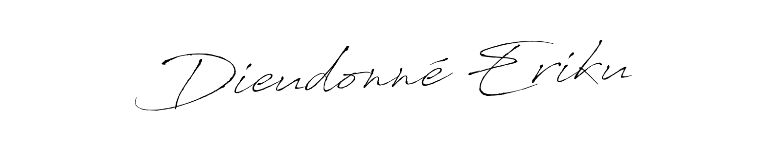 Make a beautiful signature design for name Dieudonné Eriku. With this signature (Antro_Vectra) style, you can create a handwritten signature for free. Dieudonné Eriku signature style 6 images and pictures png