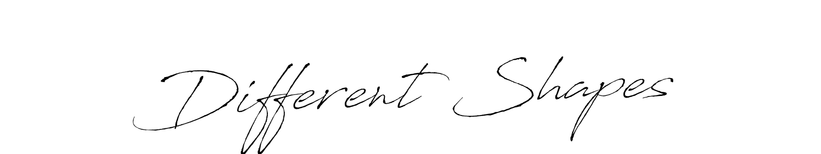 Create a beautiful signature design for name Different Shapes. With this signature (Antro_Vectra) fonts, you can make a handwritten signature for free. Different Shapes signature style 6 images and pictures png