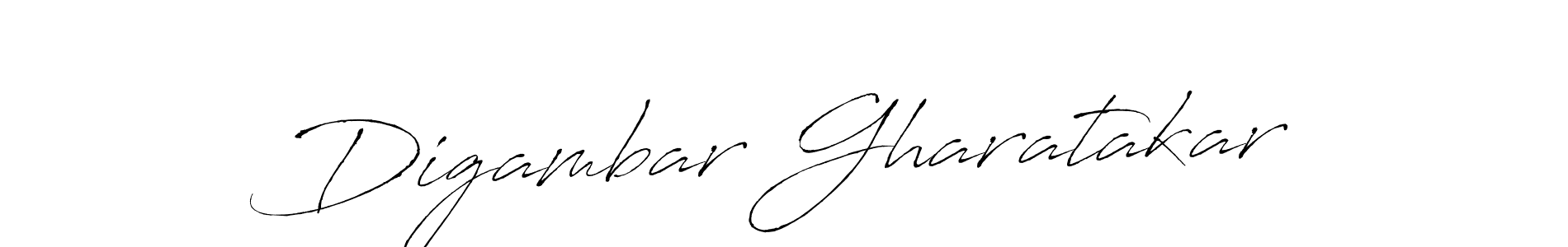Antro_Vectra is a professional signature style that is perfect for those who want to add a touch of class to their signature. It is also a great choice for those who want to make their signature more unique. Get Digambar Gharatakar name to fancy signature for free. Digambar Gharatakar signature style 6 images and pictures png