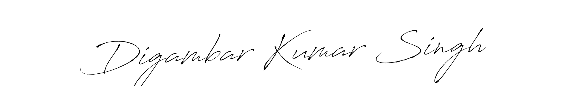 Also we have Digambar Kumar Singh name is the best signature style. Create professional handwritten signature collection using Antro_Vectra autograph style. Digambar Kumar Singh signature style 6 images and pictures png