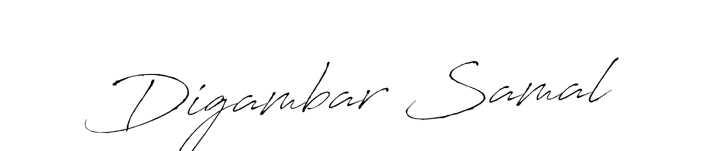 Design your own signature with our free online signature maker. With this signature software, you can create a handwritten (Antro_Vectra) signature for name Digambar Samal. Digambar Samal signature style 6 images and pictures png