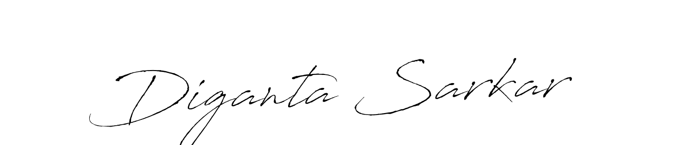 Diganta Sarkar stylish signature style. Best Handwritten Sign (Antro_Vectra) for my name. Handwritten Signature Collection Ideas for my name Diganta Sarkar. Diganta Sarkar signature style 6 images and pictures png