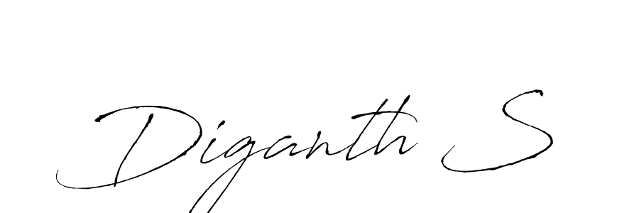 You can use this online signature creator to create a handwritten signature for the name Diganth S. This is the best online autograph maker. Diganth S signature style 6 images and pictures png