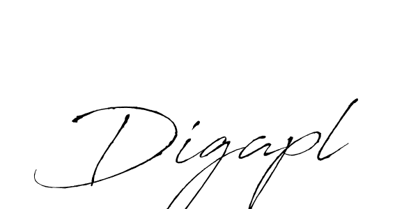 Antro_Vectra is a professional signature style that is perfect for those who want to add a touch of class to their signature. It is also a great choice for those who want to make their signature more unique. Get Digapl name to fancy signature for free. Digapl signature style 6 images and pictures png