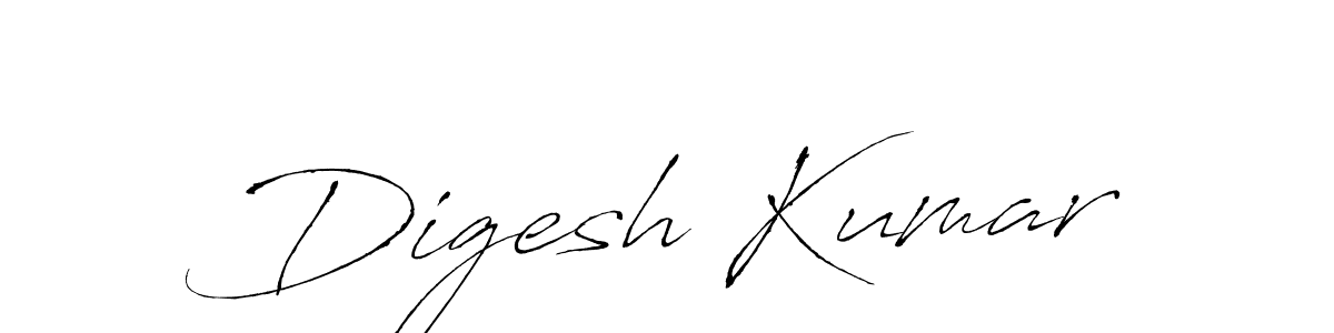 Create a beautiful signature design for name Digesh Kumar. With this signature (Antro_Vectra) fonts, you can make a handwritten signature for free. Digesh Kumar signature style 6 images and pictures png