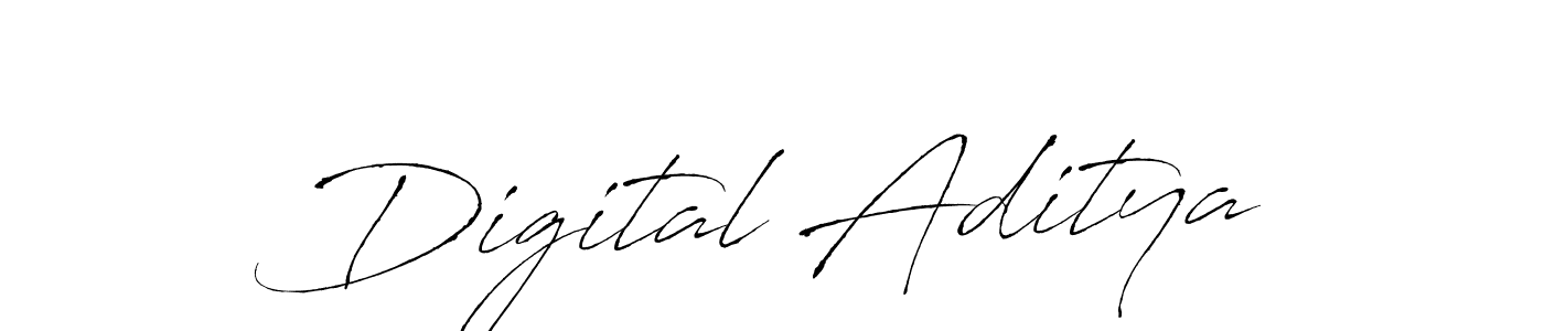 Also we have Digital Aditya name is the best signature style. Create professional handwritten signature collection using Antro_Vectra autograph style. Digital Aditya signature style 6 images and pictures png
