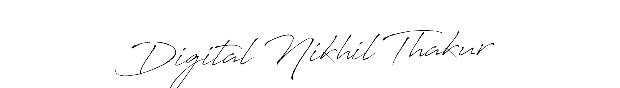 This is the best signature style for the Digital Nikhil Thakur name. Also you like these signature font (Antro_Vectra). Mix name signature. Digital Nikhil Thakur signature style 6 images and pictures png