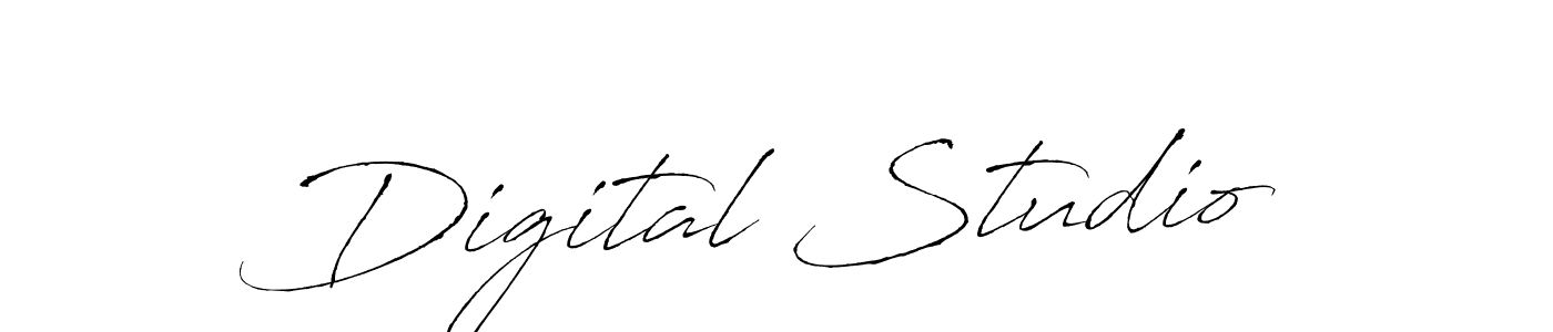 You should practise on your own different ways (Antro_Vectra) to write your name (Digital Studio) in signature. don't let someone else do it for you. Digital Studio signature style 6 images and pictures png