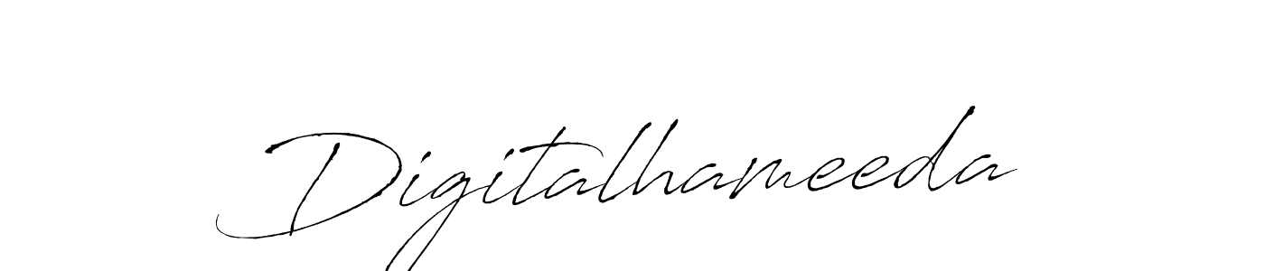 Digitalhameeda stylish signature style. Best Handwritten Sign (Antro_Vectra) for my name. Handwritten Signature Collection Ideas for my name Digitalhameeda. Digitalhameeda signature style 6 images and pictures png