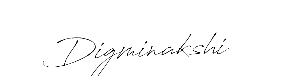 How to make Digminakshi signature? Antro_Vectra is a professional autograph style. Create handwritten signature for Digminakshi name. Digminakshi signature style 6 images and pictures png