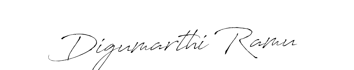 Digumarthi Ramu stylish signature style. Best Handwritten Sign (Antro_Vectra) for my name. Handwritten Signature Collection Ideas for my name Digumarthi Ramu. Digumarthi Ramu signature style 6 images and pictures png