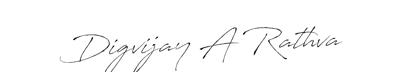 Antro_Vectra is a professional signature style that is perfect for those who want to add a touch of class to their signature. It is also a great choice for those who want to make their signature more unique. Get Digvijay A Rathva name to fancy signature for free. Digvijay A Rathva signature style 6 images and pictures png