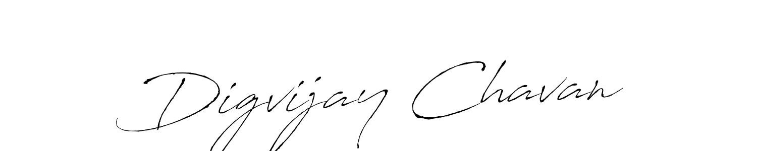 Design your own signature with our free online signature maker. With this signature software, you can create a handwritten (Antro_Vectra) signature for name Digvijay Chavan. Digvijay Chavan signature style 6 images and pictures png