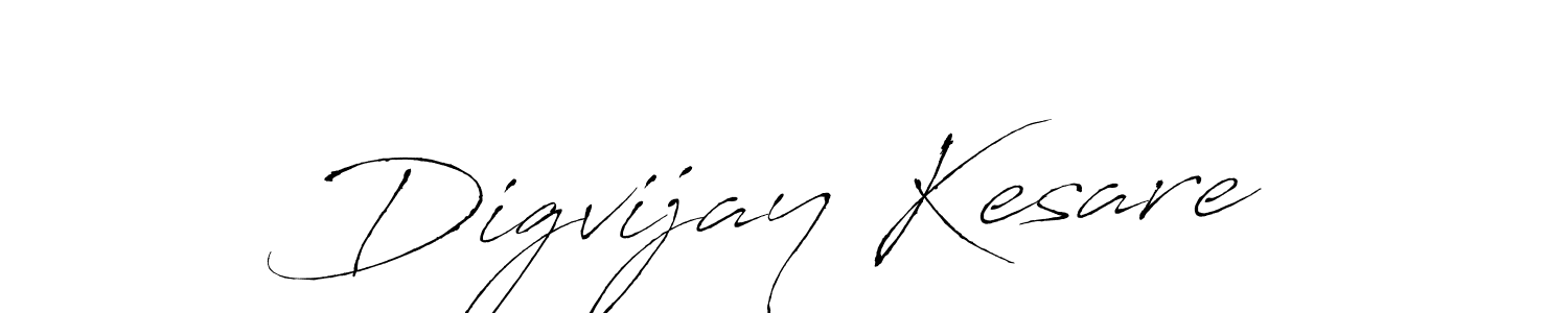 Create a beautiful signature design for name Digvijay Kesare. With this signature (Antro_Vectra) fonts, you can make a handwritten signature for free. Digvijay Kesare signature style 6 images and pictures png