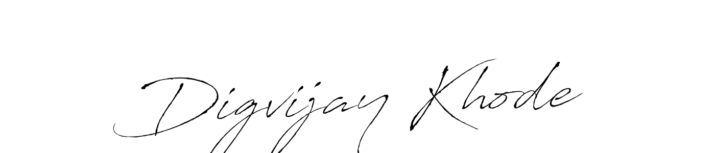 How to make Digvijay Khode signature? Antro_Vectra is a professional autograph style. Create handwritten signature for Digvijay Khode name. Digvijay Khode signature style 6 images and pictures png