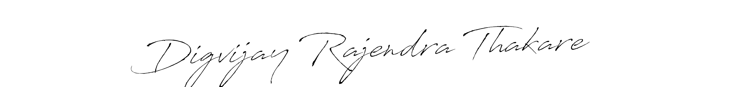 How to make Digvijay Rajendra Thakare name signature. Use Antro_Vectra style for creating short signs online. This is the latest handwritten sign. Digvijay Rajendra Thakare signature style 6 images and pictures png