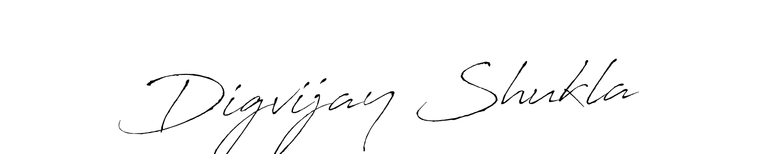 How to make Digvijay Shukla name signature. Use Antro_Vectra style for creating short signs online. This is the latest handwritten sign. Digvijay Shukla signature style 6 images and pictures png