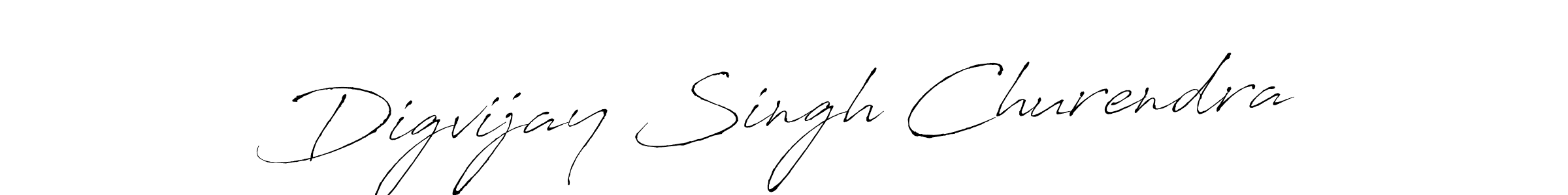 Digvijay Singh Churendra stylish signature style. Best Handwritten Sign (Antro_Vectra) for my name. Handwritten Signature Collection Ideas for my name Digvijay Singh Churendra. Digvijay Singh Churendra signature style 6 images and pictures png