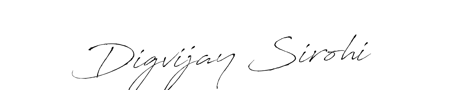 This is the best signature style for the Digvijay Sirohi name. Also you like these signature font (Antro_Vectra). Mix name signature. Digvijay Sirohi signature style 6 images and pictures png