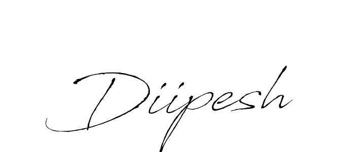 Also we have Diipesh name is the best signature style. Create professional handwritten signature collection using Antro_Vectra autograph style. Diipesh signature style 6 images and pictures png