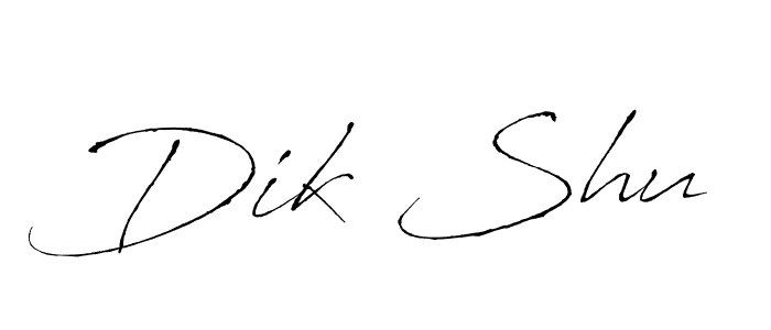 Make a beautiful signature design for name Dik Shu. Use this online signature maker to create a handwritten signature for free. Dik Shu signature style 6 images and pictures png