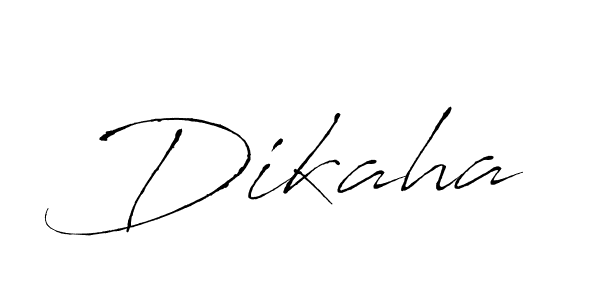 Use a signature maker to create a handwritten signature online. With this signature software, you can design (Antro_Vectra) your own signature for name Dikaha. Dikaha signature style 6 images and pictures png