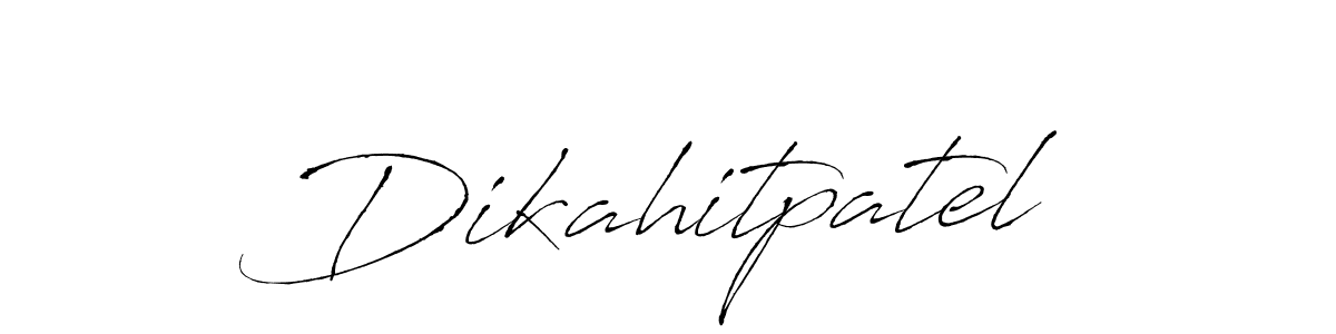 Also we have Dikahitpatel name is the best signature style. Create professional handwritten signature collection using Antro_Vectra autograph style. Dikahitpatel signature style 6 images and pictures png
