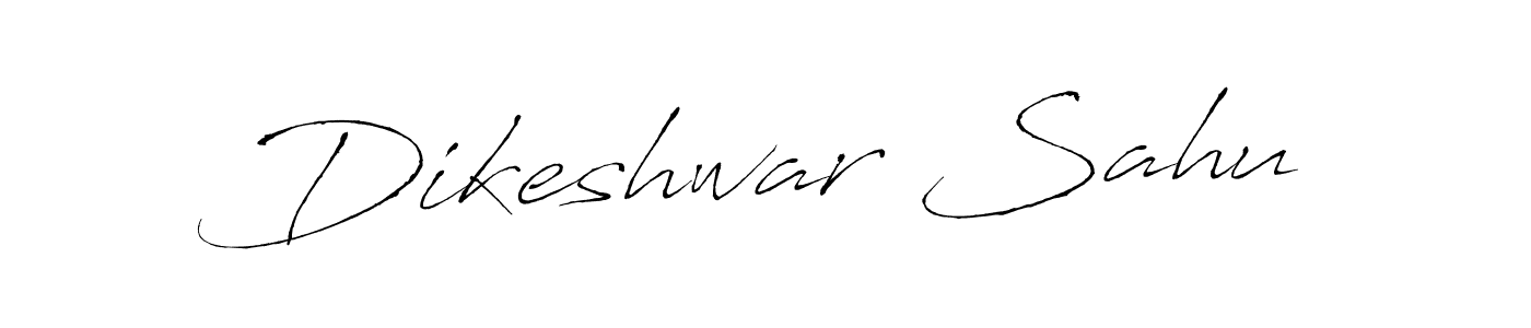 This is the best signature style for the Dikeshwar Sahu name. Also you like these signature font (Antro_Vectra). Mix name signature. Dikeshwar Sahu signature style 6 images and pictures png