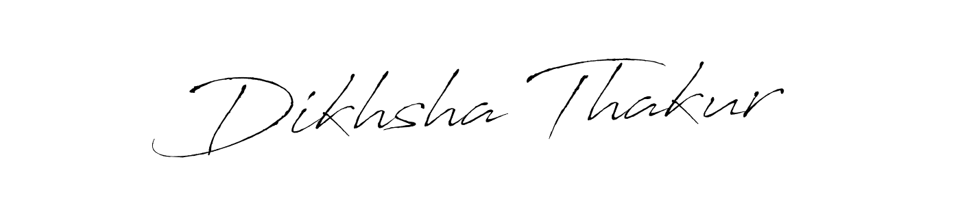 Create a beautiful signature design for name Dikhsha Thakur. With this signature (Antro_Vectra) fonts, you can make a handwritten signature for free. Dikhsha Thakur signature style 6 images and pictures png