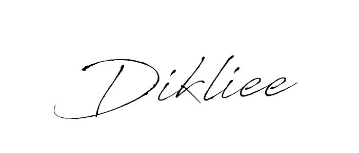Dikliee stylish signature style. Best Handwritten Sign (Antro_Vectra) for my name. Handwritten Signature Collection Ideas for my name Dikliee. Dikliee signature style 6 images and pictures png