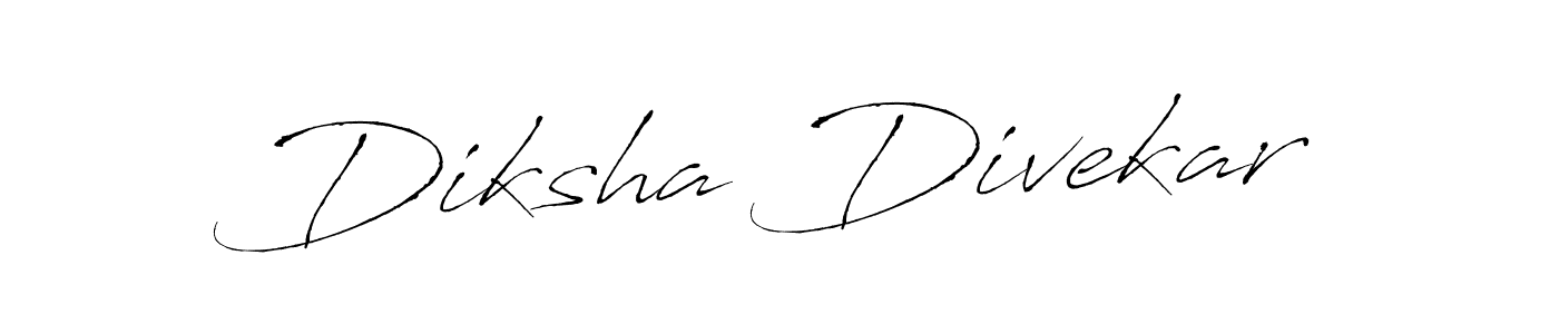 Make a short Diksha Divekar signature style. Manage your documents anywhere anytime using Antro_Vectra. Create and add eSignatures, submit forms, share and send files easily. Diksha Divekar signature style 6 images and pictures png