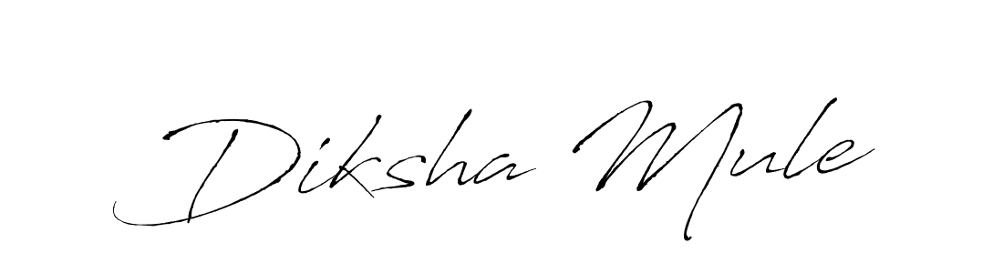 Also we have Diksha Mule name is the best signature style. Create professional handwritten signature collection using Antro_Vectra autograph style. Diksha Mule signature style 6 images and pictures png