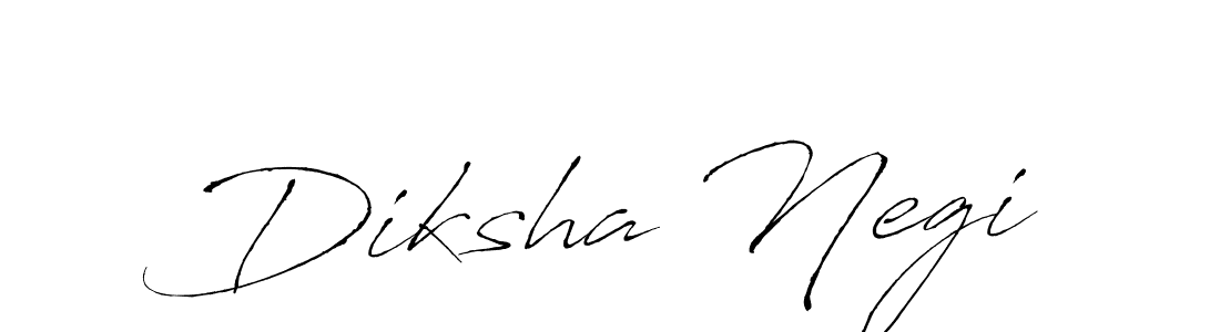 How to make Diksha Negi name signature. Use Antro_Vectra style for creating short signs online. This is the latest handwritten sign. Diksha Negi signature style 6 images and pictures png