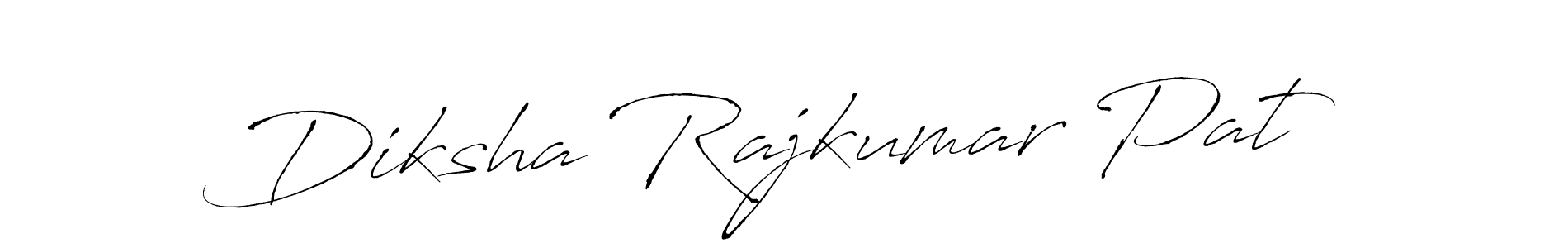 How to make Diksha Rajkumar Pat signature? Antro_Vectra is a professional autograph style. Create handwritten signature for Diksha Rajkumar Pat name. Diksha Rajkumar Pat signature style 6 images and pictures png