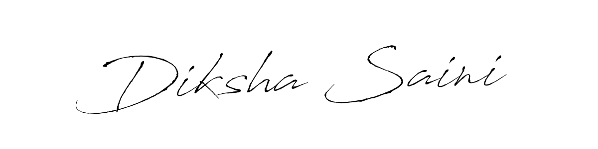 It looks lik you need a new signature style for name Diksha Saini. Design unique handwritten (Antro_Vectra) signature with our free signature maker in just a few clicks. Diksha Saini signature style 6 images and pictures png