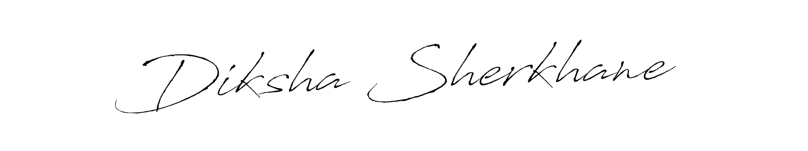 How to make Diksha Sherkhane signature? Antro_Vectra is a professional autograph style. Create handwritten signature for Diksha Sherkhane name. Diksha Sherkhane signature style 6 images and pictures png