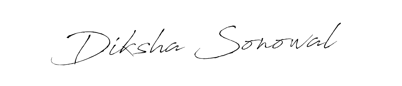 This is the best signature style for the Diksha Sonowal name. Also you like these signature font (Antro_Vectra). Mix name signature. Diksha Sonowal signature style 6 images and pictures png