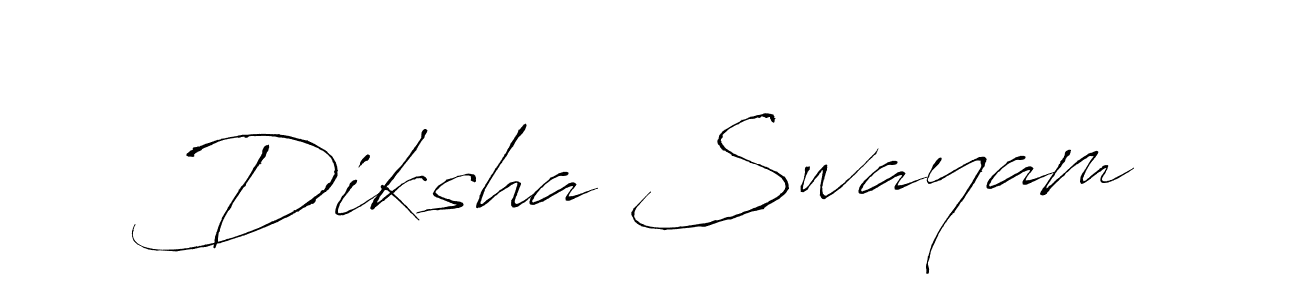 You can use this online signature creator to create a handwritten signature for the name Diksha Swayam. This is the best online autograph maker. Diksha Swayam signature style 6 images and pictures png