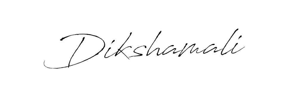 Create a beautiful signature design for name Dikshamali. With this signature (Antro_Vectra) fonts, you can make a handwritten signature for free. Dikshamali signature style 6 images and pictures png