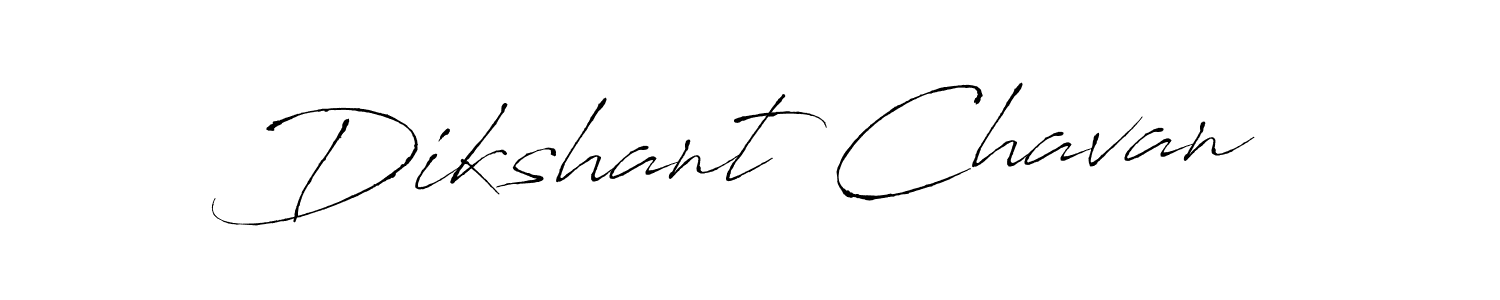 Also we have Dikshant Chavan name is the best signature style. Create professional handwritten signature collection using Antro_Vectra autograph style. Dikshant Chavan signature style 6 images and pictures png