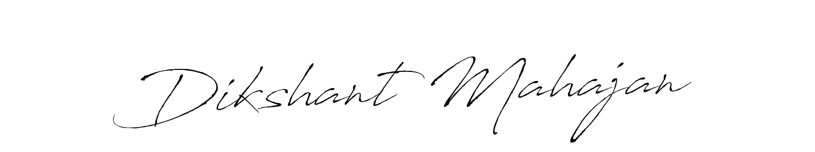 Antro_Vectra is a professional signature style that is perfect for those who want to add a touch of class to their signature. It is also a great choice for those who want to make their signature more unique. Get Dikshant Mahajan name to fancy signature for free. Dikshant Mahajan signature style 6 images and pictures png