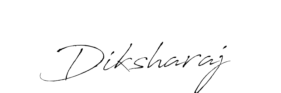 Design your own signature with our free online signature maker. With this signature software, you can create a handwritten (Antro_Vectra) signature for name Diksharaj. Diksharaj signature style 6 images and pictures png