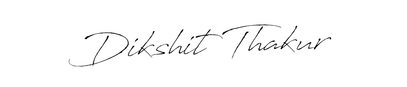 Antro_Vectra is a professional signature style that is perfect for those who want to add a touch of class to their signature. It is also a great choice for those who want to make their signature more unique. Get Dikshit Thakur name to fancy signature for free. Dikshit Thakur signature style 6 images and pictures png