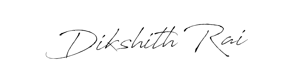 Antro_Vectra is a professional signature style that is perfect for those who want to add a touch of class to their signature. It is also a great choice for those who want to make their signature more unique. Get Dikshith Rai name to fancy signature for free. Dikshith Rai signature style 6 images and pictures png