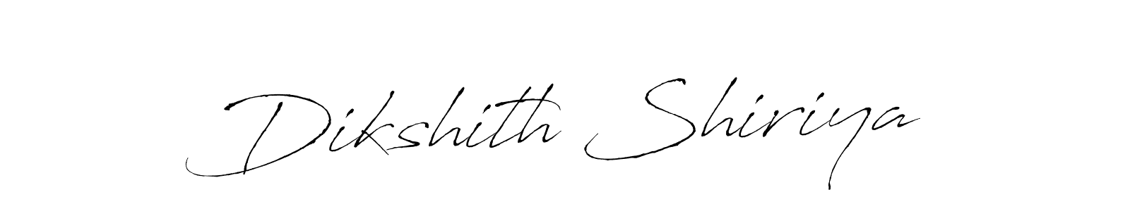 You should practise on your own different ways (Antro_Vectra) to write your name (Dikshith Shiriya) in signature. don't let someone else do it for you. Dikshith Shiriya signature style 6 images and pictures png